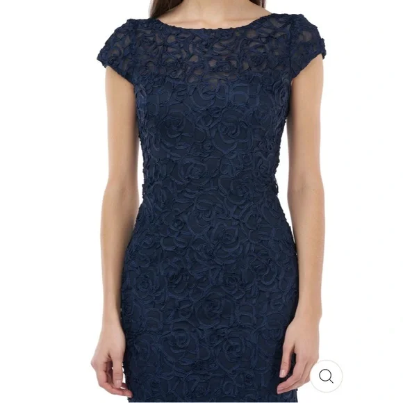 JS Collections Soutache Mermaid Gown NWT - Picture 3 of 12